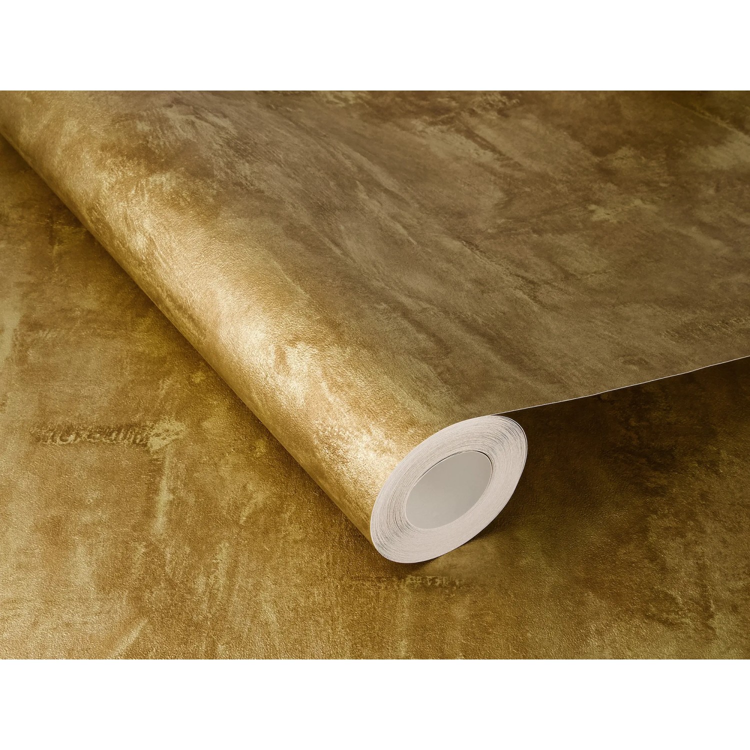 Rasch Vliestapete Factory V Gold Dunkel, Rolle. Dekorative Tapete im Factory-Stil mit Metallic-Effekt.