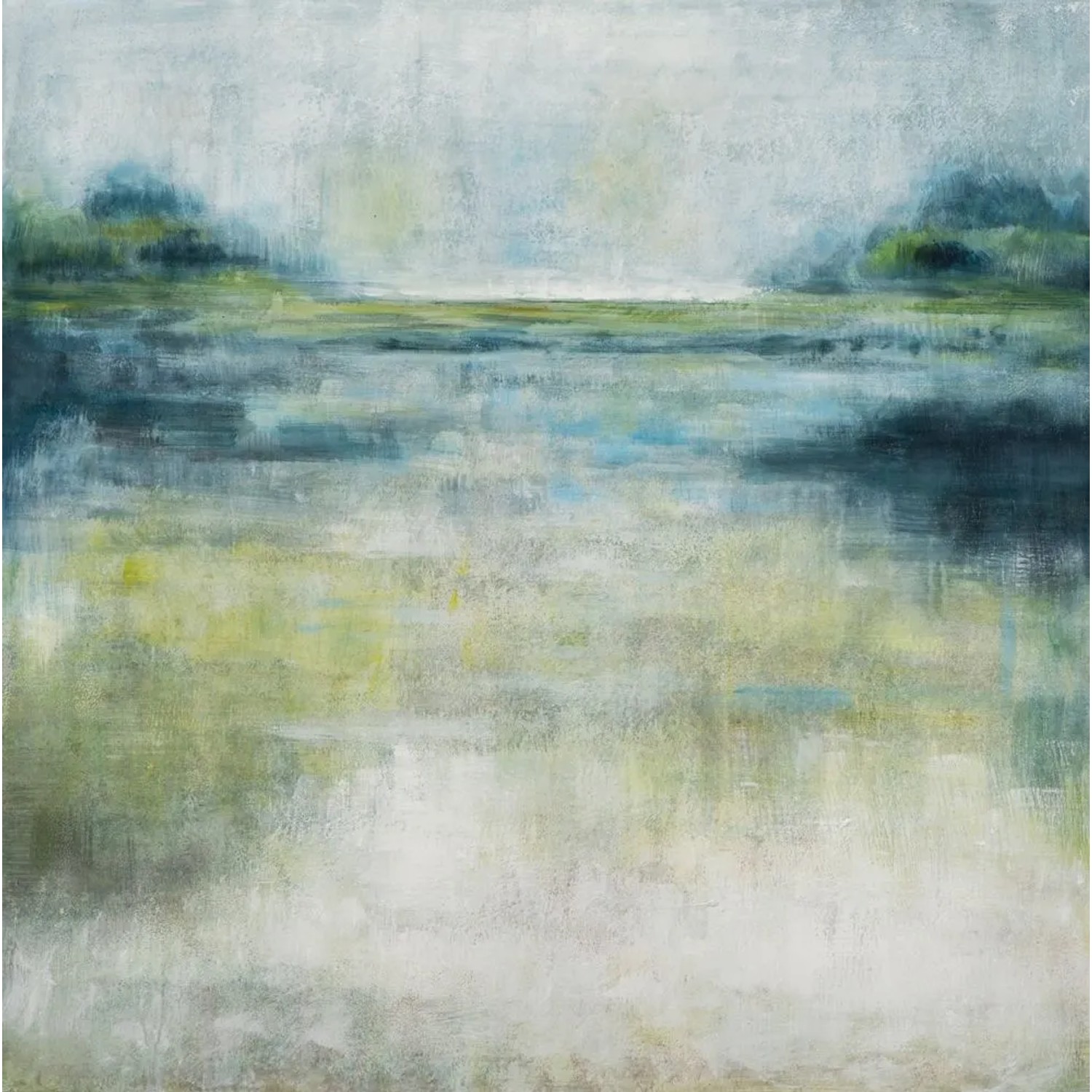 Art Universe Leinwandbild Impression Wasser 100 x 100 cm