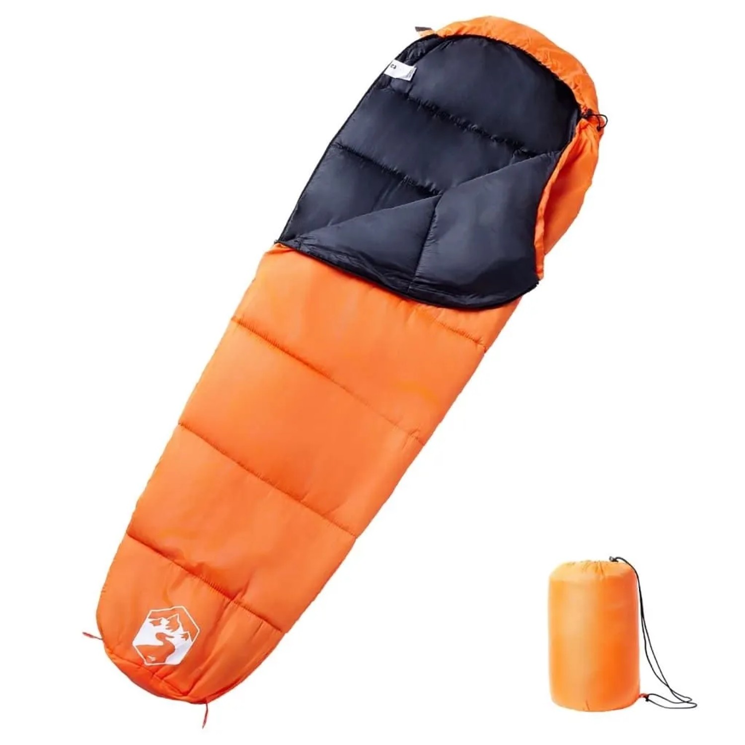 vidaXL Mumienschlafsack für Erwachsene Camping 3 Jahreszeiten 94516