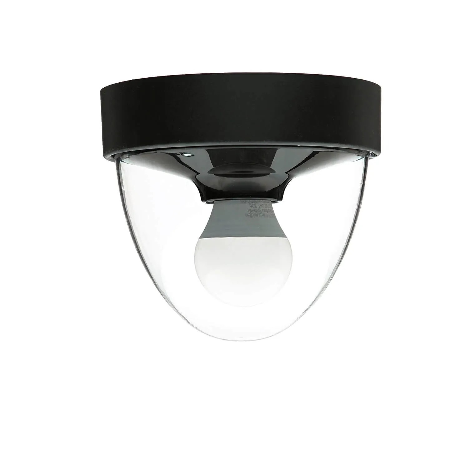 Licht-Erlebnisse Deckenleuchte Klein Ø 18 cm Schwarz IP44 Maira