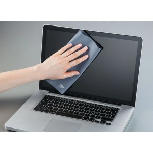 Hama 3in1 Pad reinigt Notebook-Bildschirm (15,6 Zoll). Grau. Zubehör für Computer & Multimedia.