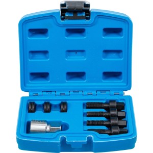 BGS Gewinde Reparatur Satz für Radbolzen und Muttern M12 & M14 im blauen Koffer.