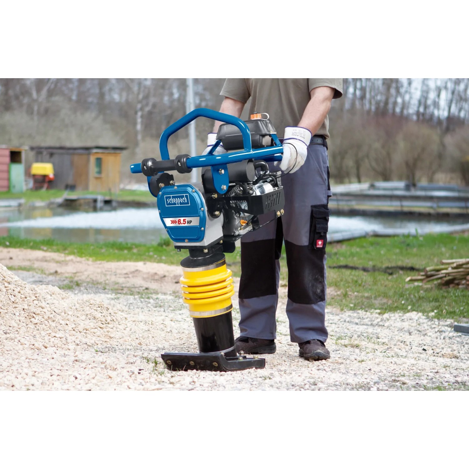 Scheppach Vibrationsstampfer VS 1000 4-Takt-Motor kaufen bei OBI