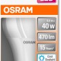 Osram LED-Leuchtmittel E27, 4,9W, Glühlampenform, 470 Lumen, tageslichtweißes Licht.