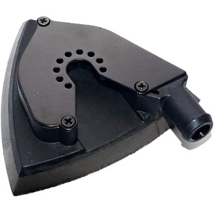 Stanley Klett-Schleifplatte mit Absaugstutzen für Multifunktionswerkzeug.