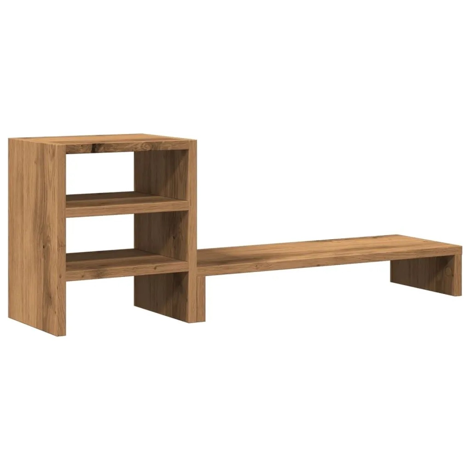 vidaXL Monitorständer mit Schreibtisch-Organizer Artisan-Eiche 854741