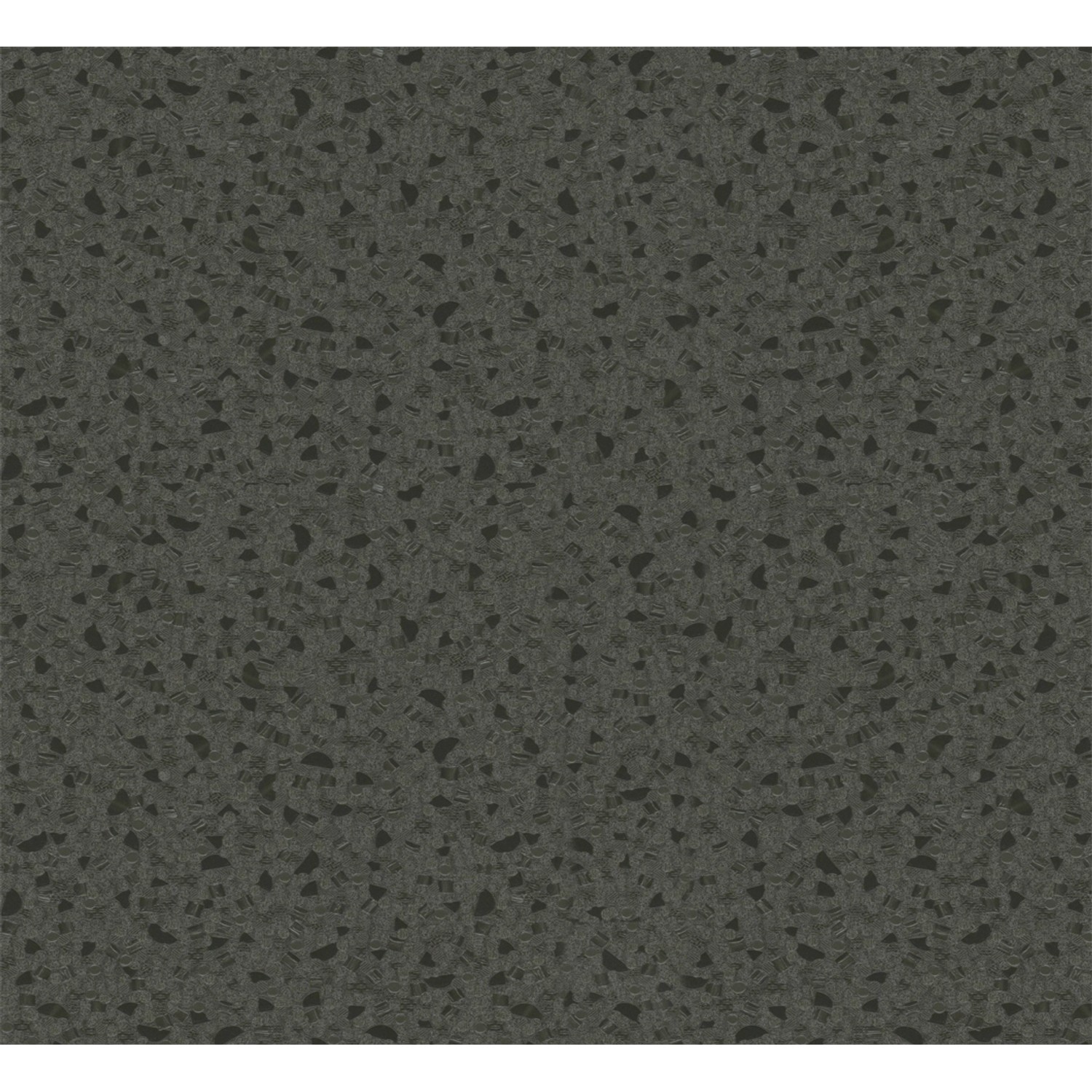 Glööckler Vliestapete Imperial Uni geometrische Formen Schwarz