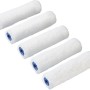 5er-Set LUX Lasurwalzen, 10 cm, Mikrofaser, für gleichmäßigen Farbauftrag auf Kleinflächen.