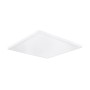 Weißes, quadratisches Eglo LED-Panel Pietrangeli (59,5x59,5 cm) mit blendfreiem Licht für Büro & Homeoffice.