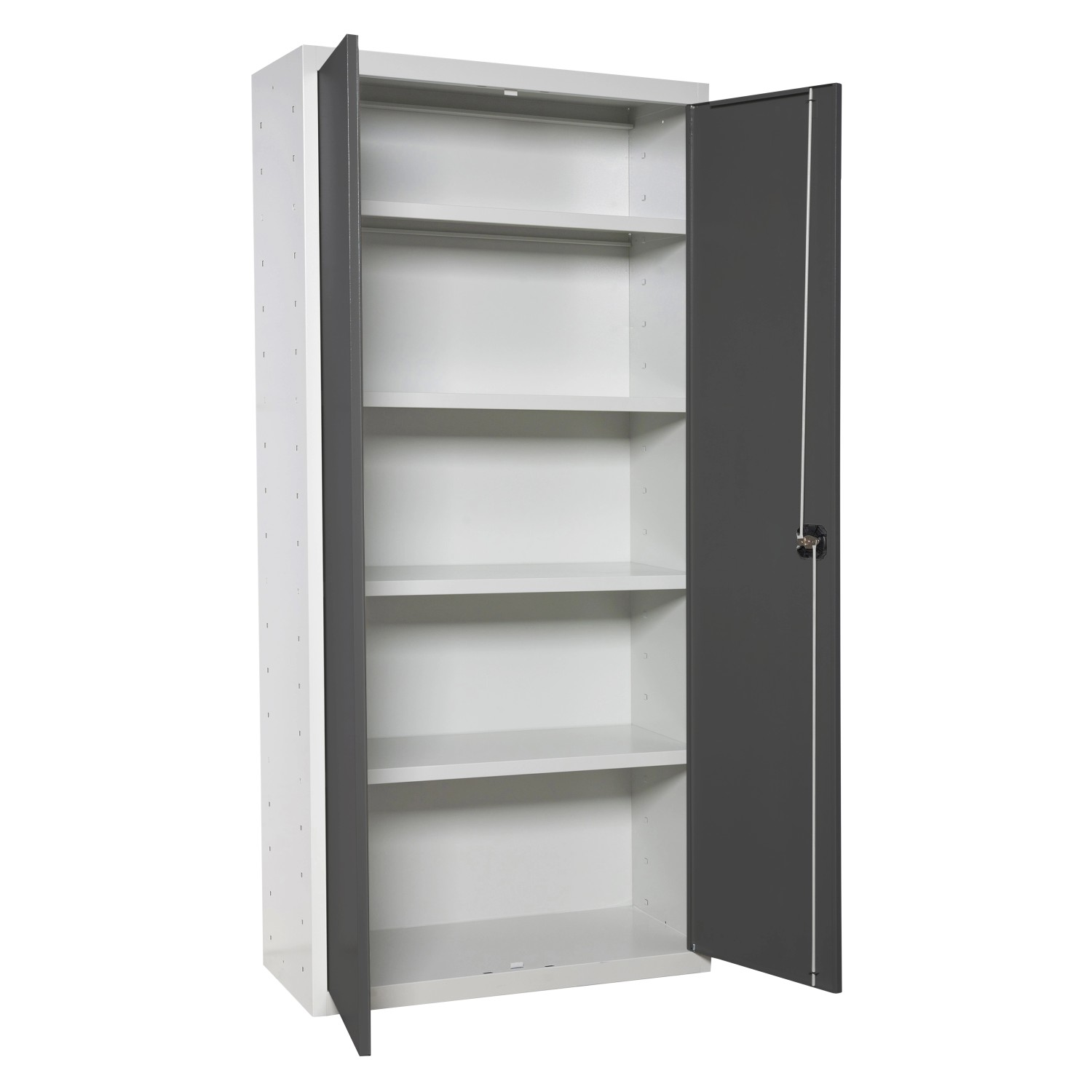 PROREGAL Stahlschrank AMEGO HxBxT 180 x 100 x 40 cm 4x Fachboden Anthrazit- günstig online kaufen