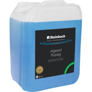 Kanister Pool Algezid Standard 5l: Flüssiges Algenbekämpfungsmittel für klares Poolwasser.
