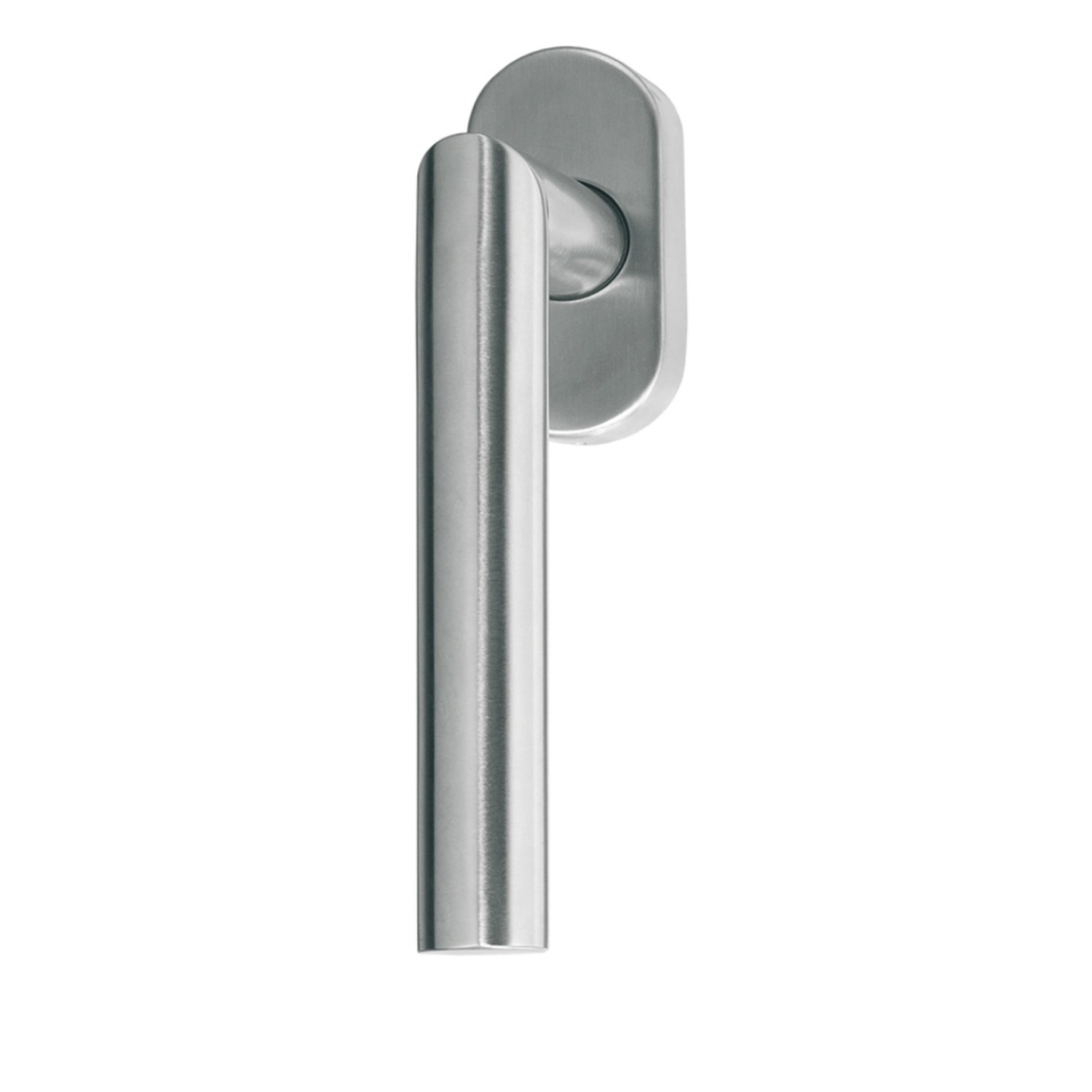 MeinTürgriff Fenstergriff Toulouse L-Form Dreh-Kipp Edelstahl Matt 7mm 24/31-36/42