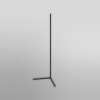 Schwarze Ledvance Smart+ WiFi Stehlampe für die Ecke, 142 cm hoch.