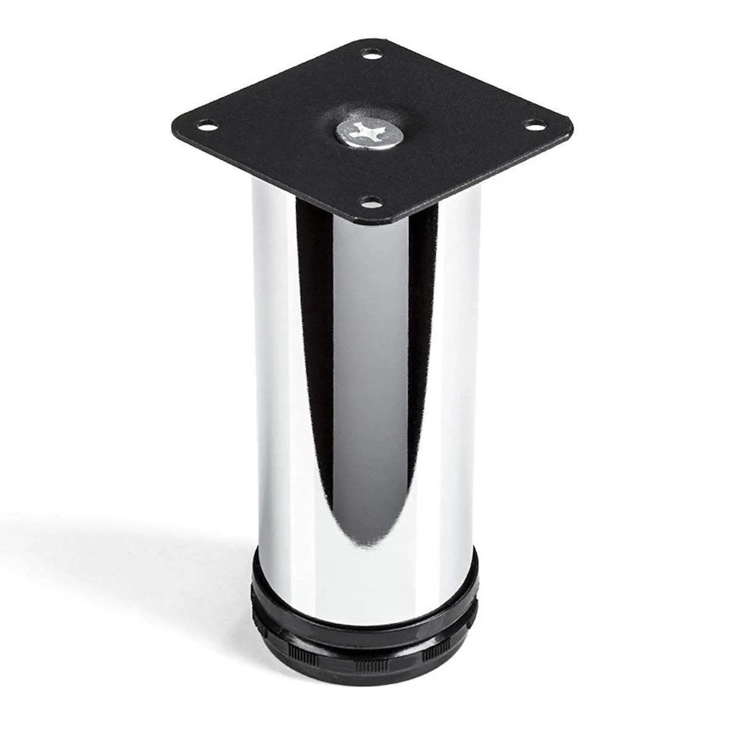 SOTECH 4er Set Möbelfuß JIMMY Ø50 mm Höhe 120 mm Chrom Poliert