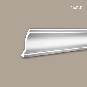 Weiße PROFHOME Eckleiste 150131, 20m Set für Paneel-Zubehör.