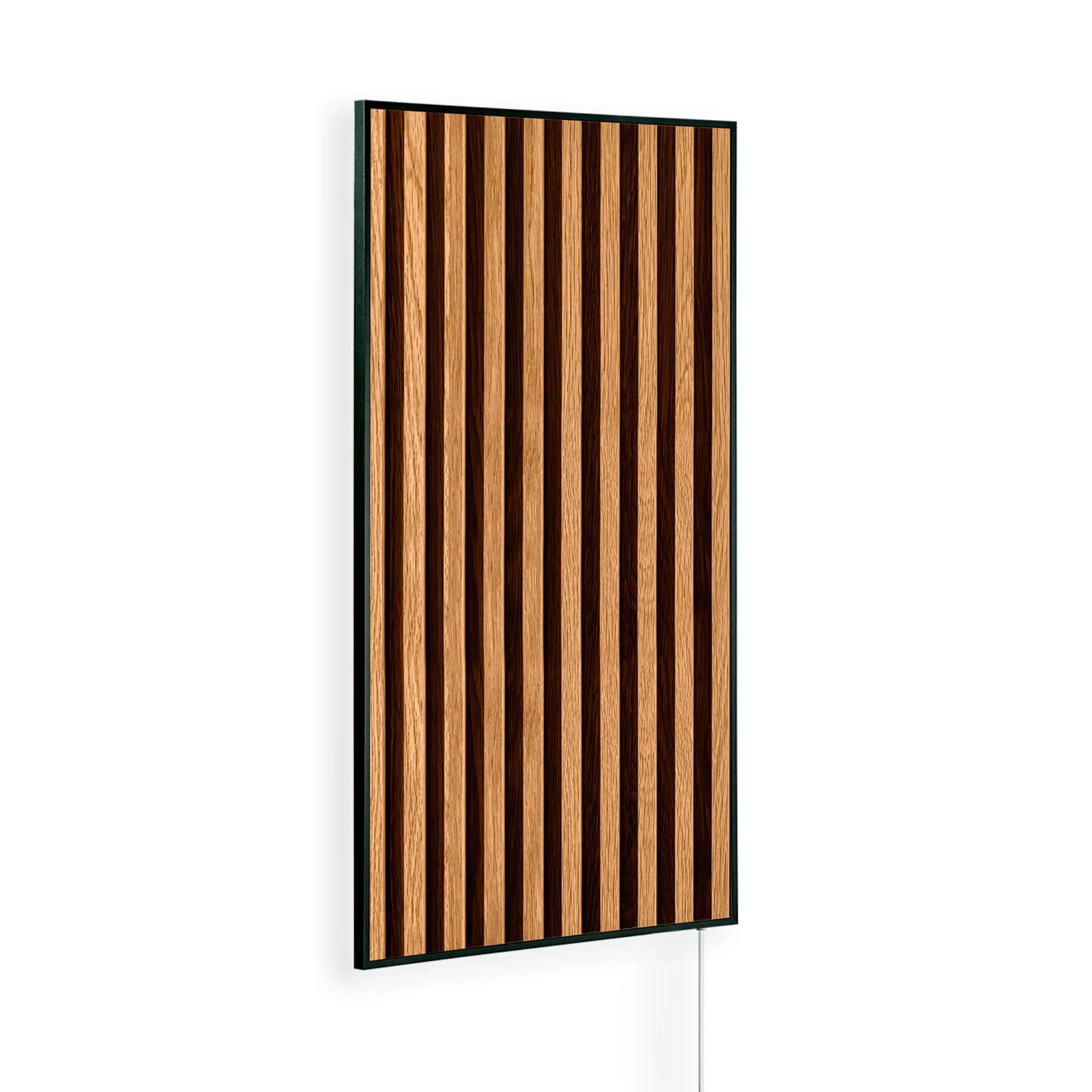 Könighaus Infrarotheizung Holzpaneel Ambient Edition 800 W Schwarz