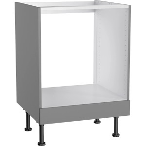 Optifit Herdumbau Mats825, 60 cm, Basaltgrau. Unterschrank für Kochfeld und Backofen.