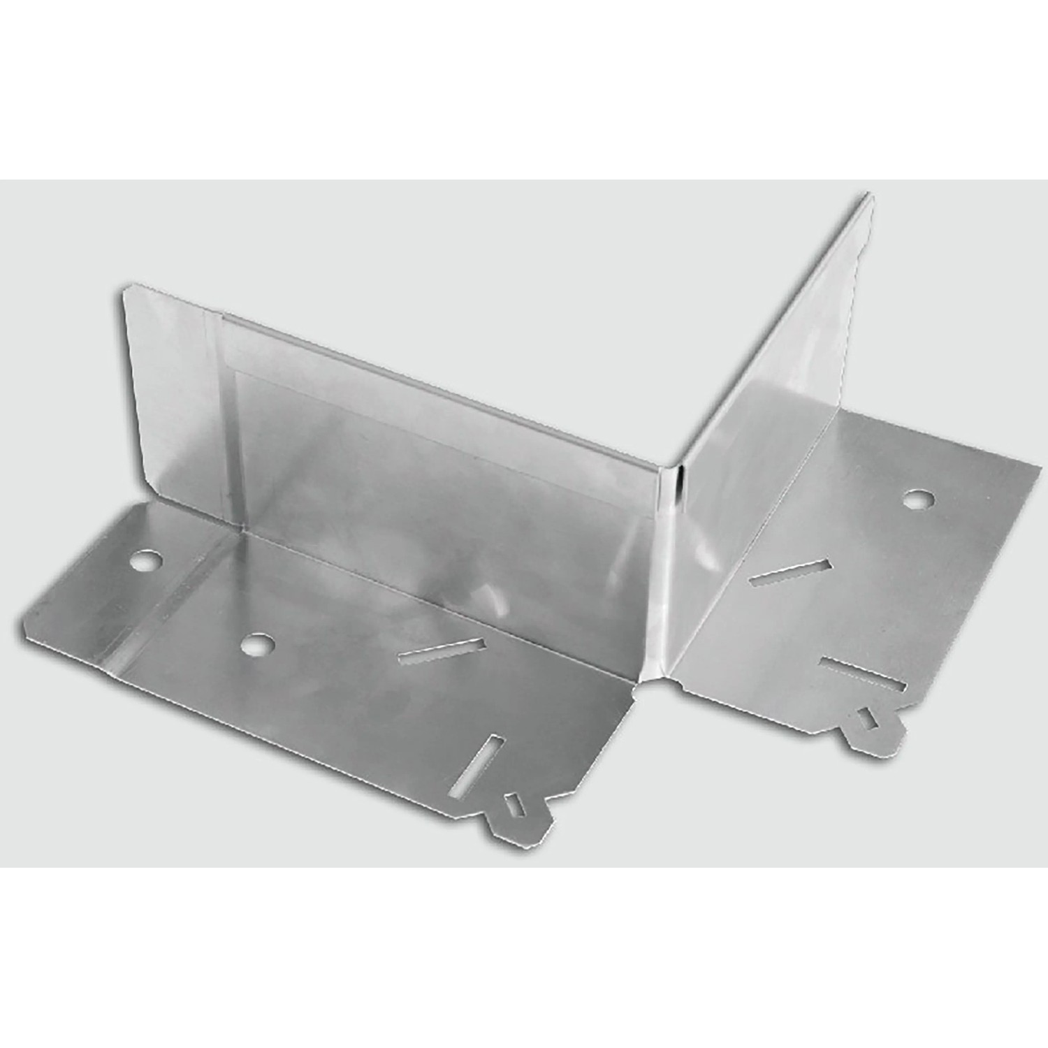 Scherf Rasenkante Ecke Alu-Heavy, grau, 32x10cm, für saubere Gartenabgrenzung.