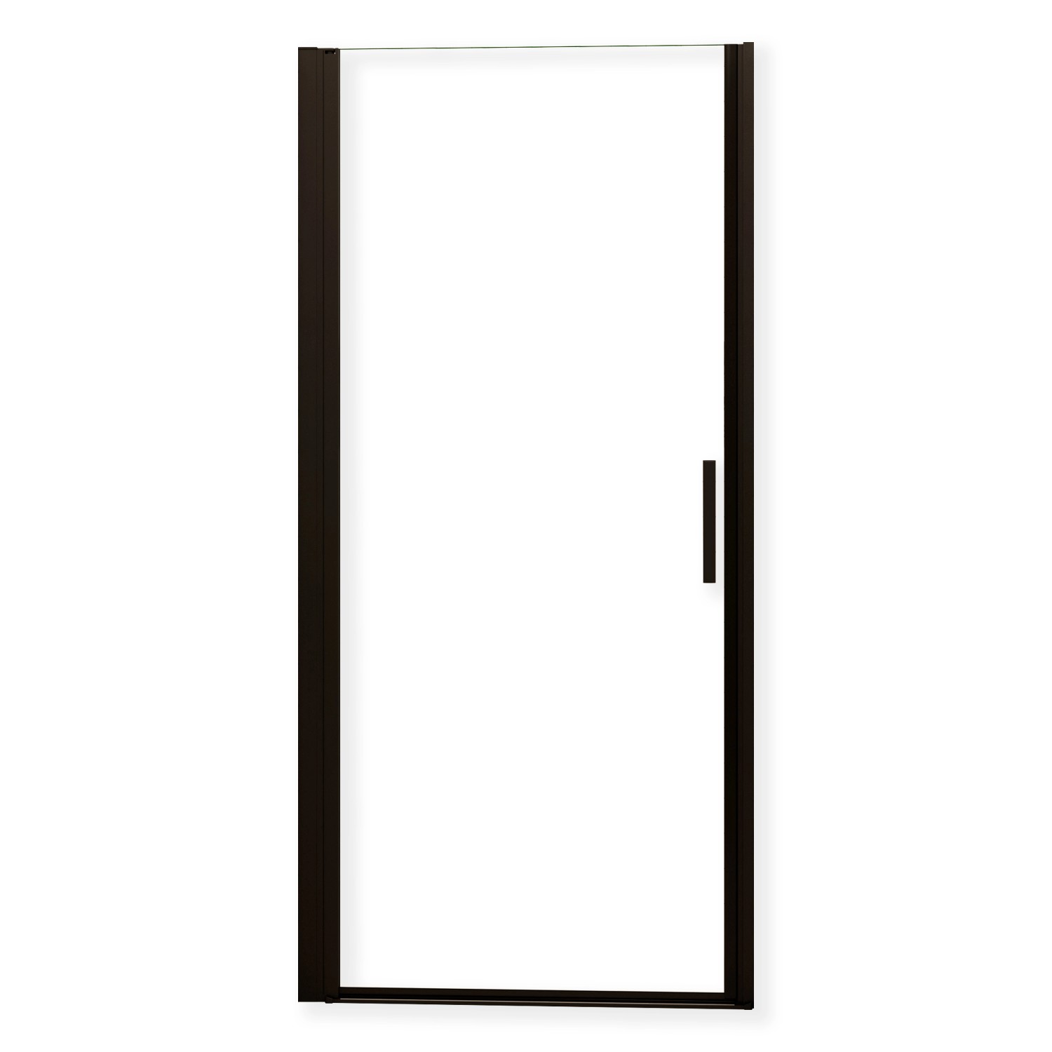AICA Duschkabine 90x200cm Schwarz Nischentür 9mm NANO ESG-Glas Pendeltür Du günstig online kaufen