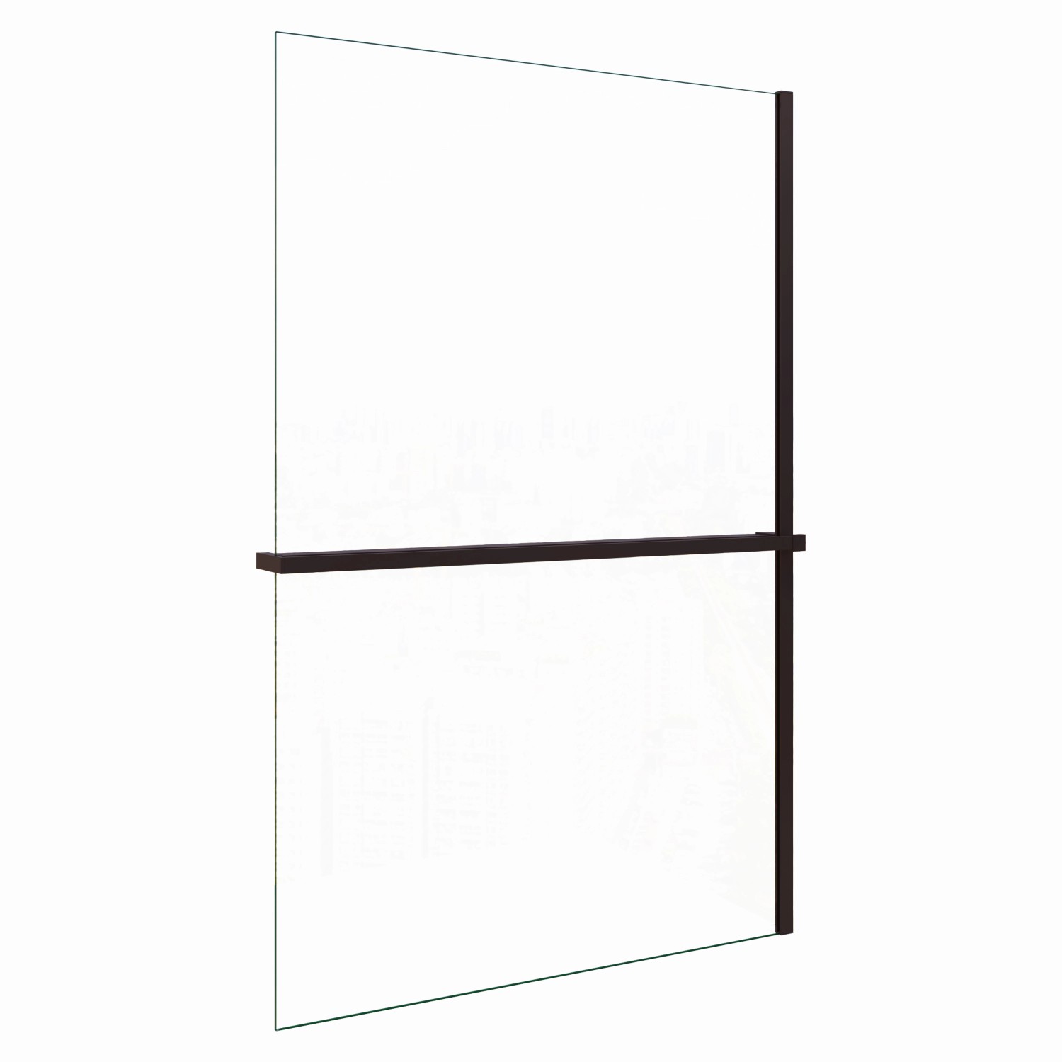 AICA Walk In 120x200cm Schwarz Duschwand 8mm NANO ESG-Glas Duschabtrennung günstig online kaufen