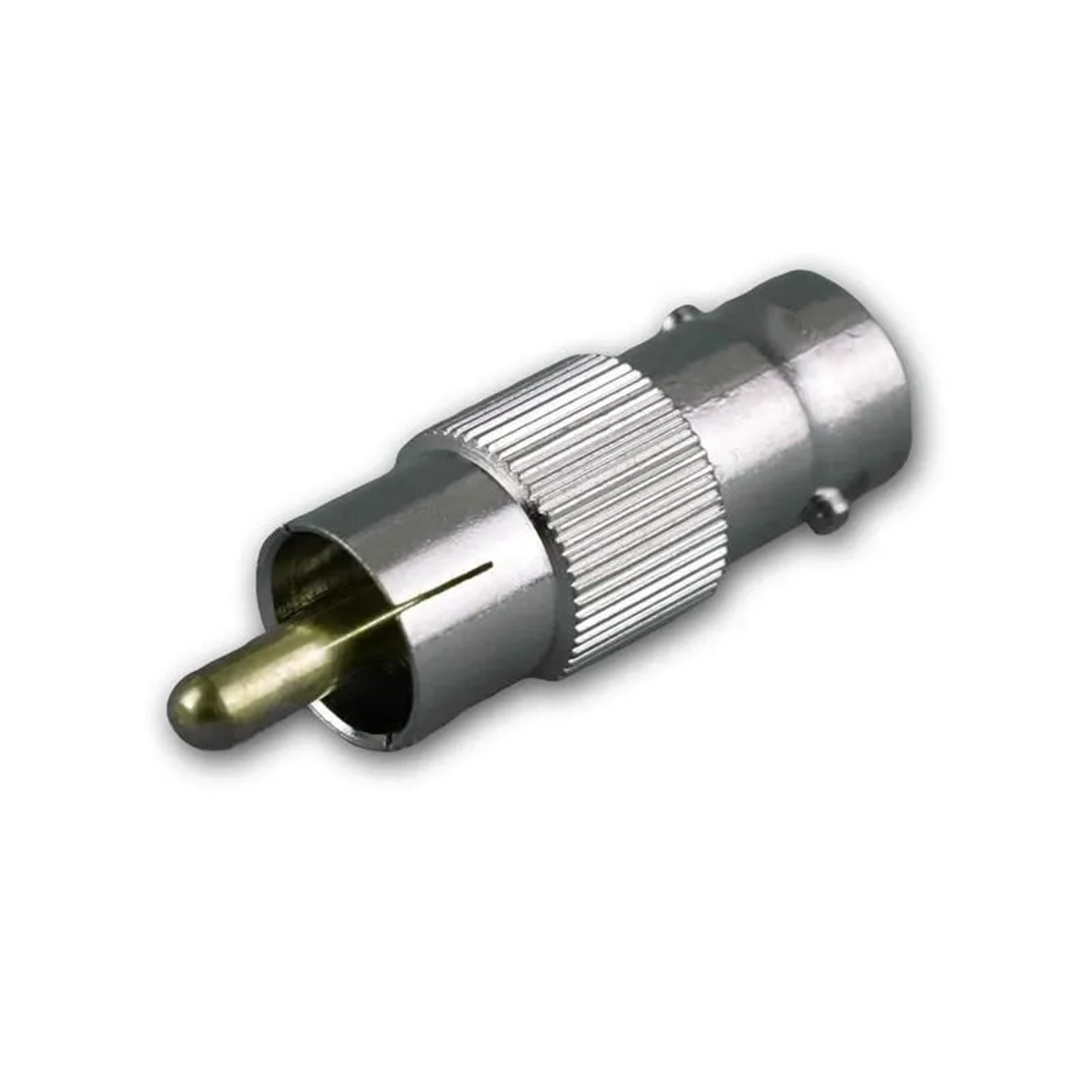 BLANKO BNC-Adapter BNC-Stecker auf Cinch-Stecker