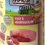 Mac's Katzen-Nassfutter Kitten Kalb & Hühnerherzen, 400g Dose. Getreidefreies Katzenfutter mit hohem Fleischanteil.