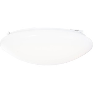 Weiße, runde AEG LED Deckenleuchte (Ø 41cm) für Wand- und Deckenmontage.