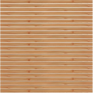 Osmo Alu-Fence Rhombus Sichtblende aus Lärche, 180x184cm, Detailansicht der Holzstruktur.