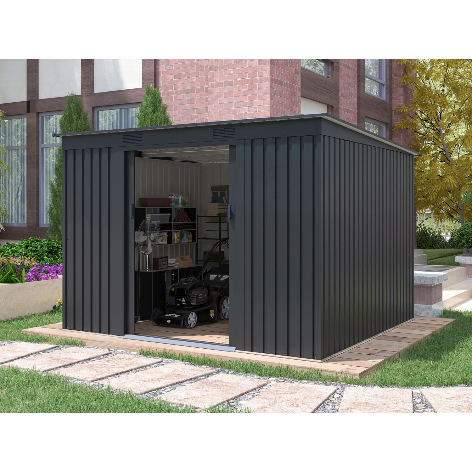 Starline Metall Gerätehaus Modell Pento 6,29 m² günstig online kaufen