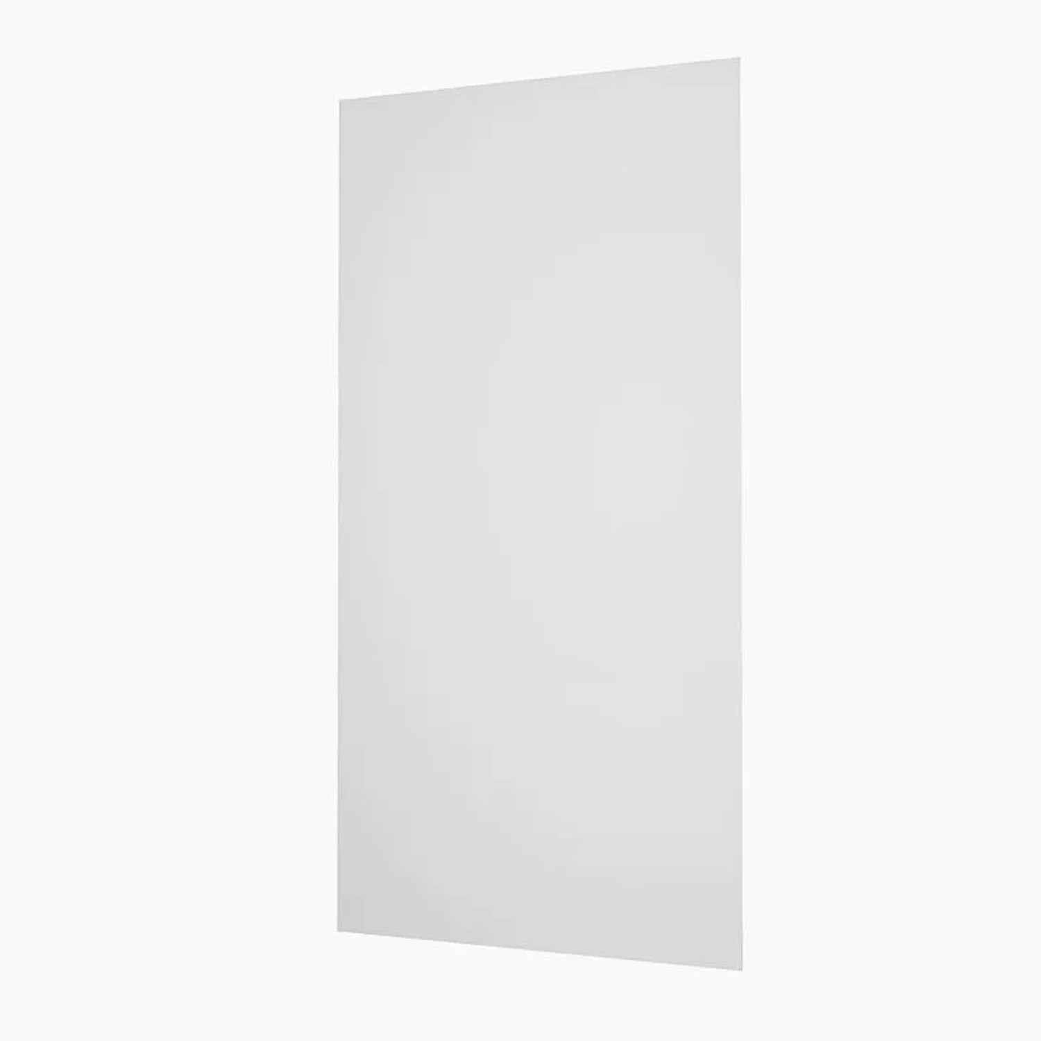 Duschparadies Duschrückwand Duschrückwände 90x210cm Wandverkleidung Premium Aluverbundplatte 3mm Fliesenersatz Matt Weiß