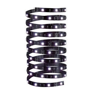 Aufgerollter Paulmann YourLED ECO Stripe 5 m RGB LED-Streifen mit weißen LEDs.