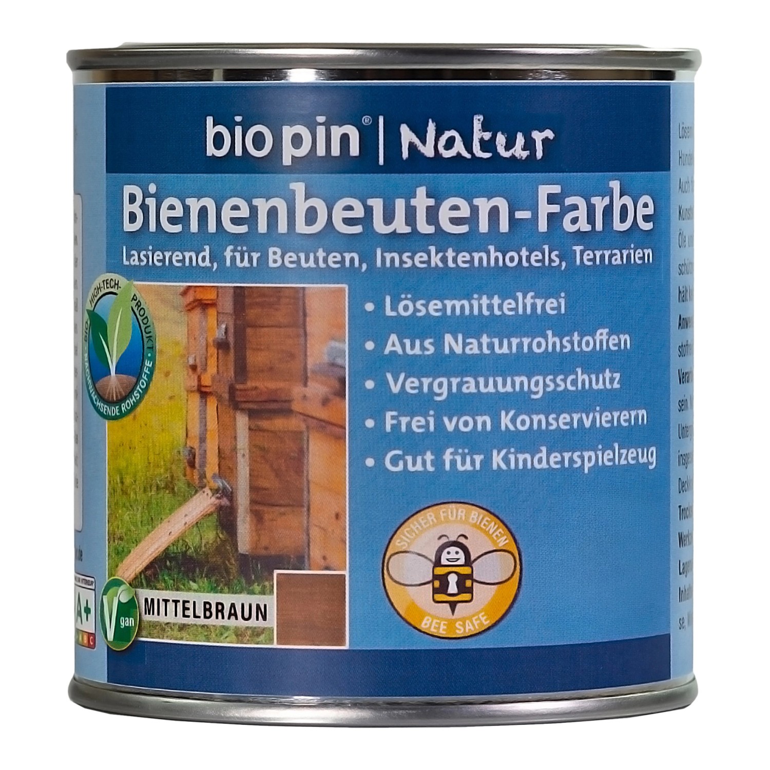 Biopin Bienenbeutenfarbe Mittelbraun 375 ml