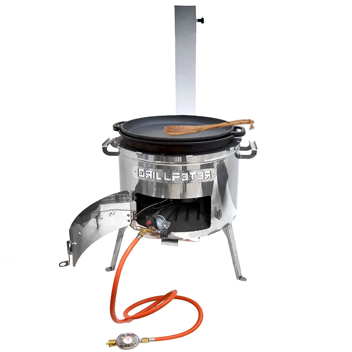 Grillpeter Utschak Set MultiFlame mit Kazan 15L und Deckel-Pfanne aus Gusse günstig online kaufen