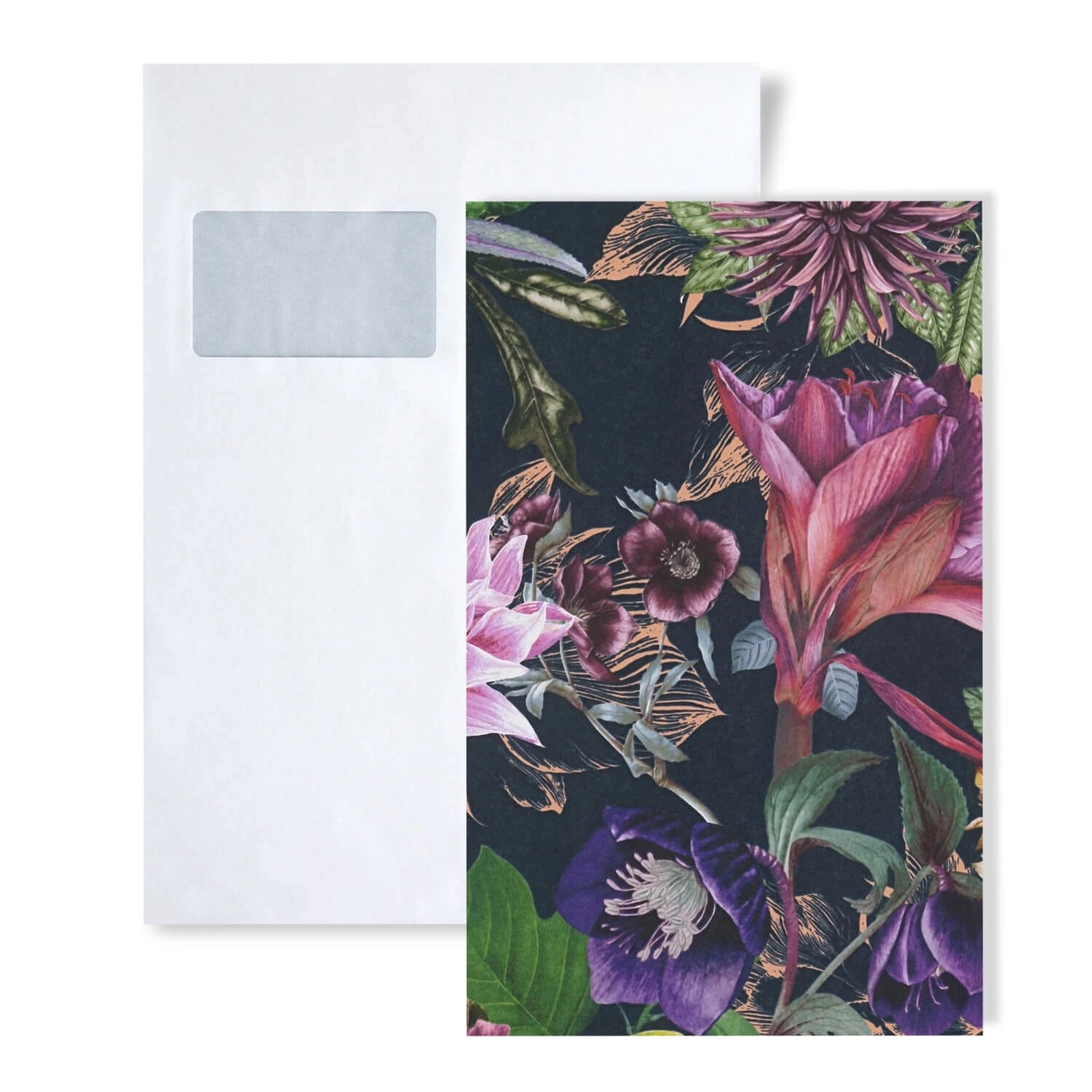 PROFHOME 1 MUSTERSTÜCK S-381756-GU DIN A4 MUSTER der Floralen Tapete günstig online kaufen