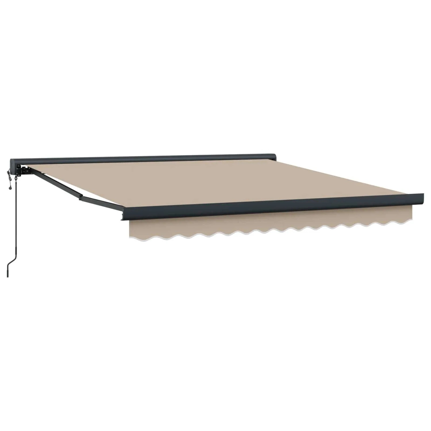 vidaXL Markise Beige 300 x 250 cm Polyester und Aluminium 3330066