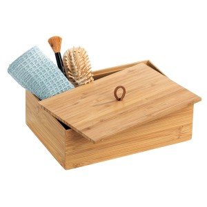 Wenko Badbox Terra mit Deckel Braun