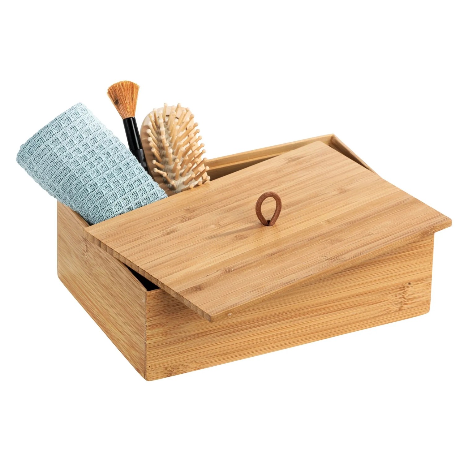 Wenko Badbox Terra mit Deckel Braun_3