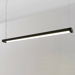 Moderne, schwarze Arcchio LED Büroleuchte Cuna aus Aluminium für das Arbeitszimmer.