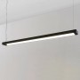 Moderne, schwarze Arcchio LED Büroleuchte Cuna aus Aluminium für das Arbeitszimmer.
