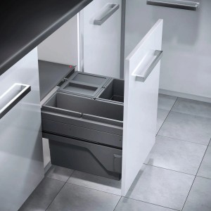 HAILO Abfallsammler Mülleimer Cargo 500 mm 17L 13L 13L Deckel 3610831