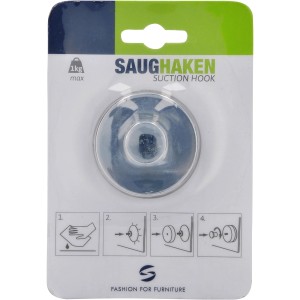 Siro Saughaken 2355, Chrom glänzend, für Küche & Bad, max. 1 kg Belastung.