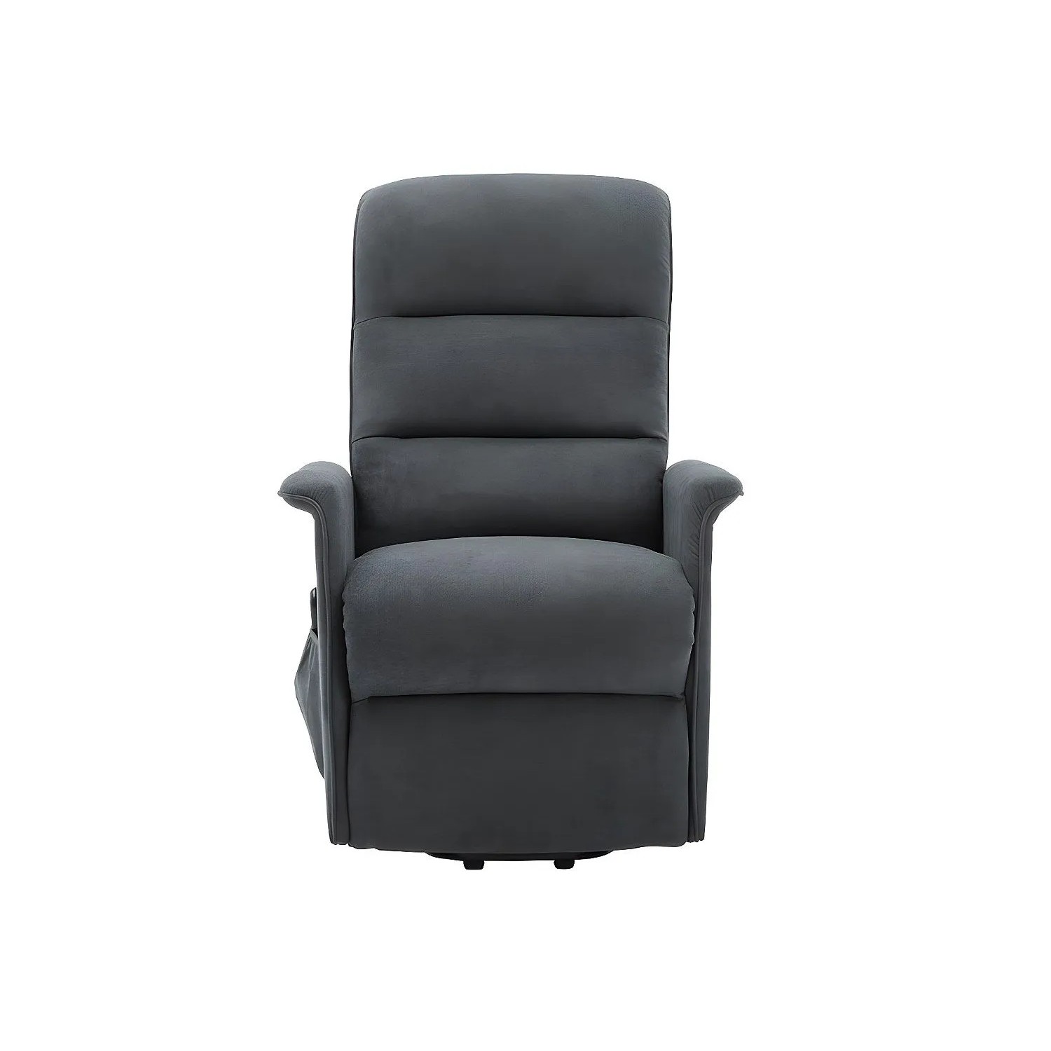 Vente-unique Sessel Mit Gerader Rückenlehne Capucine Anthrazitgrau 73 cm