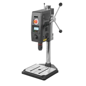 STAHLWERK Tischbohrmaschine mit Laser, 800 W, 200-2500 U/min. Standbohrmaschine für präzises Bohren.