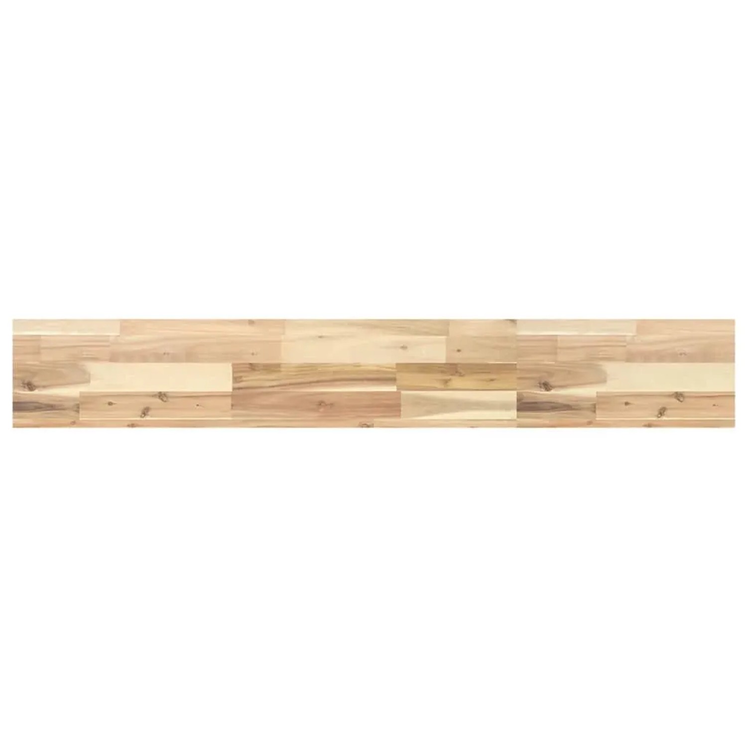 vidaXL Schweberegal 120x20x4 cm Massivholz Akazie Unbehandelt 3279431