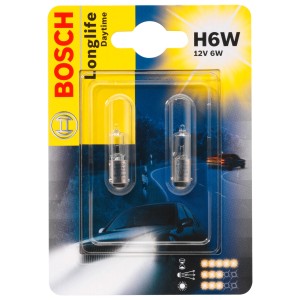 Bosch GLL Longlife H6 W Lampe für Autoelektrik, Standlicht und Anzeigenbeleuchtung.