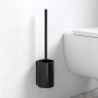 Keuco Plan Black Selection Toilettenbürstengarnitur, schwarz-matt, zur Wandmontage im Badezimmer.
