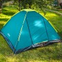 Bestway® Cool Ground 3 Zelt für 3 Personen, grün/gelb, ideal für Campingausflüge.