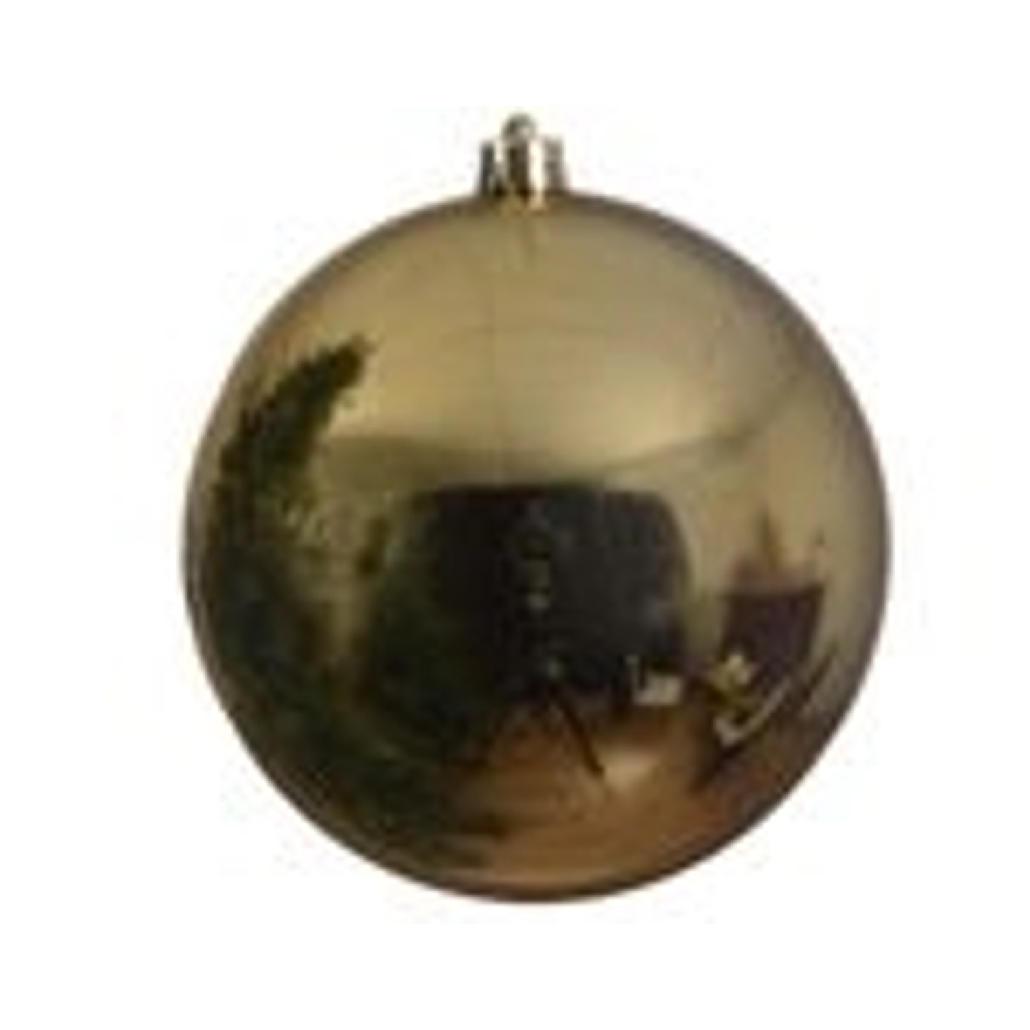 Thumbnail - Kaemingk Weihnachtsbaumkugeln Bruchfest 14 cm 1 Stueck HellGold Glanz