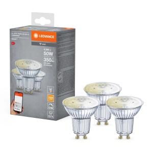 Ledvance Smart+ Reflektor GU10, 4,9W, dimmbar, mit WiFi, im Set und Einzeln.