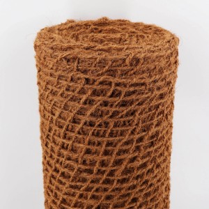 Aquagart Kokosmatte, 1m breit, 55m Rolle. Ufermatte für Teichfolie und Böschungsbefestigung.